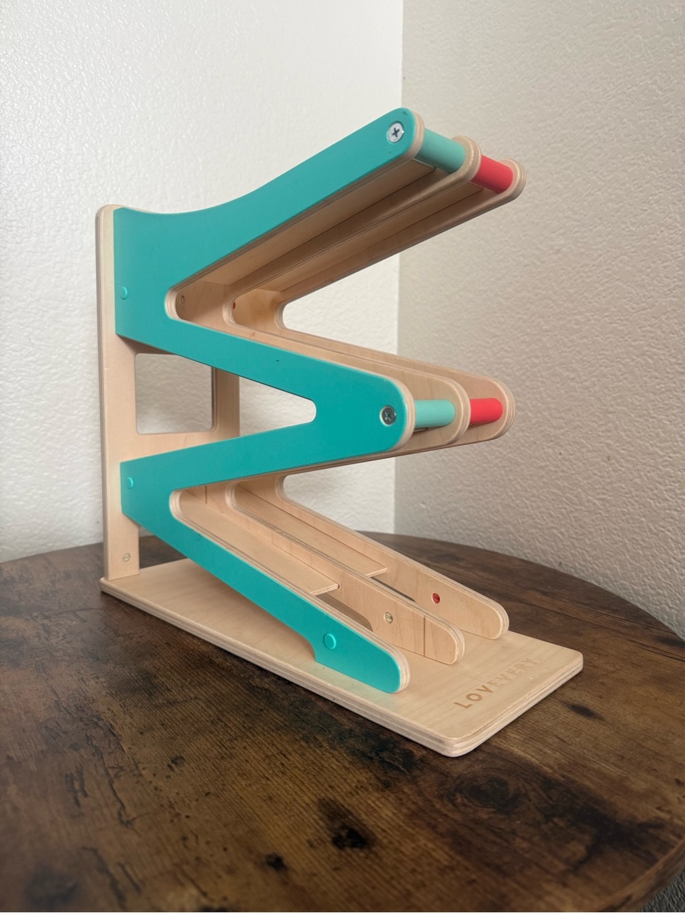 Lovevery Race & Chase Ramp Montessori Wooden Toy